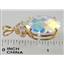 P016, Mercury Mist Topaz, 14K Gold Pendant