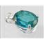 925 Sterling Silver Pendant, Paraiba Topaz, SP040