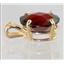 P040, Mozambique Garnet 14K Gold Pendant