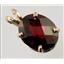 P040, Mozambique Garnet 14K Gold Pendant