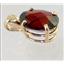 P040, Mozambique Garnet 14K Gold Pendant
