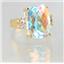 10K, 14K or 18K Gold Ladies Ring, Mercury Mist Topaz, R201