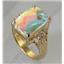 10K, 14K or 18K Gold Ladies Ring, Mercury Mist Topaz, R201