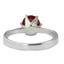 SR311, Created Ruby, 925 Sterling Silver Ring