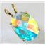 P084, Mercury Mist Topaz 14K Gold Pendant