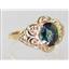 10K, 14K or 18K Gold Ladies Ring, Mystic Fire Topaz , R125