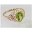 10K, 14K or 18K Gold Ladies Ring, Peridot , R125