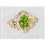 10K, 14K or 18K Gold Ladies Ring, Peridot , R125