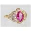 10K, 14K or 18K Gold Ladies Ring, Pure Pink Topaz , R125