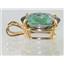 P080, Mystic Fire Topaz 14K Gold Pendant