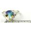 925 Sterling Silver Ladies Ring, Mercury Mist Topaz, SR136