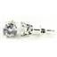 925 Sterling Silver Post Earrings, Cubic Zirconia, SE012