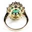 10K, 14K or 18K Gold Ladies Ring, Russian Nanocrystal Emerald, R283