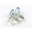 925 Sterling Silver Leverback Earrings, Aquamarine, SE001