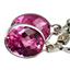 925 Sterling Silver Leverback Earrings, Pure Pink Topaz, SE001