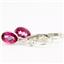 925 Sterling Silver Leverback Earrings, Pure Pink Topaz, SE001