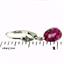 925 Sterling Silver Leverback Earrings, Pure Pink Topaz, SE001