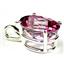 925 Sterling Silver Pendant, Pure Pink Topaz, SP004