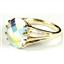 10K, 14K or 18K Gold Ladies Ring, Mercury Mist Topaz, R280