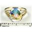 10K, 14K or 18K Gold Ladies Ring, Mercury Mist Topaz, R280