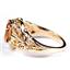 10K, 14K or 18K Gold Ladies Ring, Twilight Fire Topaz, R113