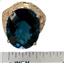 10K, 14K or 18K Gold Ladies Ring, London Blue Topaz, R291