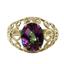 10K, 14K or 18K Gold Ladies Ring, Mystic Fire Topaz, R162