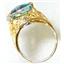 10K, 14K or 18K Gold Ladies Ring, Neptune Garden Topaz, R291