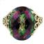 10K, 14K or 18K Gold Ladies Ring, Mystic Fire Topaz, R049