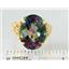 10K, 14K or 18K Gold Ladies Ring, Mystic Fire Topaz, R049