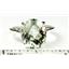 Sterling Silver Ladies Ring, Green Amethyst, SR055