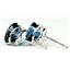 925 Sterling Silver Post Earrings, London Blue Topaz, SE102
