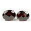 925 Sterling Silver Post Earrings, Mozambique Garnet, SE102
