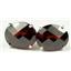 925 Sterling Silver Post Earrings, Mozambique Garnet, SE102