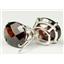 925 Sterling Silver Post Earrings, Mozambique Garnet, SE102