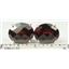 925 Sterling Silver Post Earrings, Mozambique Garnet, SE102
