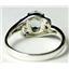SR176, Aquamarine, 925 Sterling Silver Ring