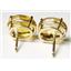 14k Gold Post Earrings, Citrine, E102