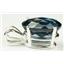 925 Sterling Silver Pendant, London Blue Topaz, SP006