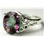 SR057, Mystic Fire Topaz, 925 Sterling Silver Ring