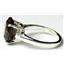 Sterling Silver Ladies Ring, Smoky Quartz, SR055
