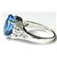 SR057, Swiss Blue Topaz, 925 Sterling Silver Ring
