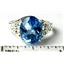 SR057, Swiss Blue Topaz, 925 Sterling Silver Ring