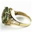 10K, 14K or 18K Gold Ladies Ring, Green Amethyst, R049