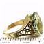 10K, 14K or 18K Gold Ladies Ring, Green Amethyst, R049