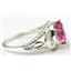 SR137, Created Pink Sapphire, 925 Sterling Silver Ring