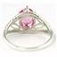 SR137, Created Pink Sapphire, 925 Sterling Silver Ring