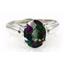 SR058, Mystic Fire Topaz, 925 Sterling Silver Ring