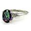 SR058, Mystic Fire Topaz, 925 Sterling Silver Ring