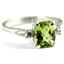 SR171, Peridot, 925 Sterling Silver Ring